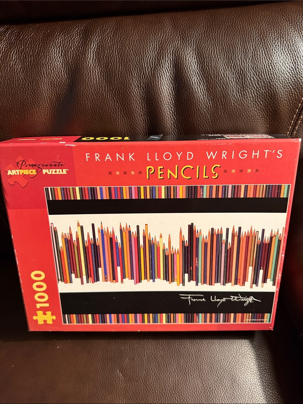 Pomegranate Frank Lloyd Wright Pencils 1000 Piece Puzzle - 20" by 29"